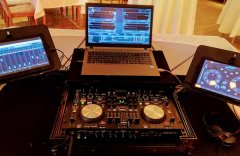 Arbeitsplatz Discjockey